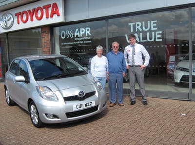 Couple find their Perfect Car at SLM Toyota Uckfield