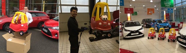 SLM Toyota Hastings Donates Little Tikes to Glyne Gap School