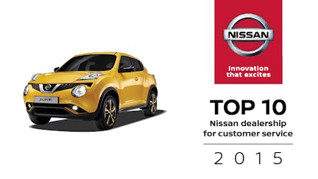 SLM Nissan Finishes in Top 10 For Dealership Customer Service 2015