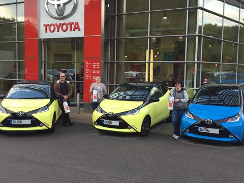 Family Members Purchase Three New Aygos From SLM Toyota Hastings