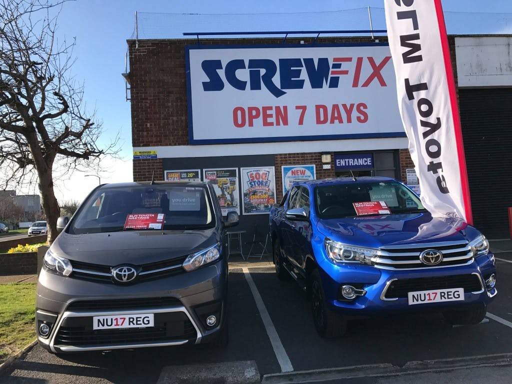 SLM Toyota Partners With Screwfix