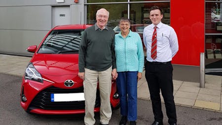 Mr and Mrs Turnwell Drive Away With Their 7th Toyota From SLM Toyota Hastings