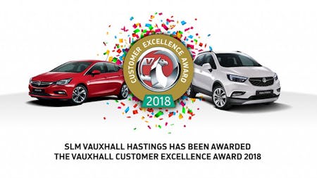SLM Vauxhall Hastings Wins Customer Excellence Award 2018