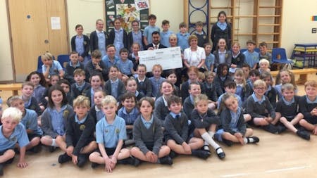 SLM Toyota Uckfield Gifts Grant To High Hurstwood Primary School
