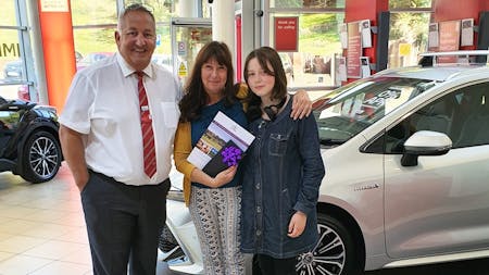 SLM Toyota Prize Draw Winners Collect Vouchers