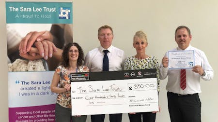 SLM Celebrate £20,000 Donation To The Sara Lee Trust