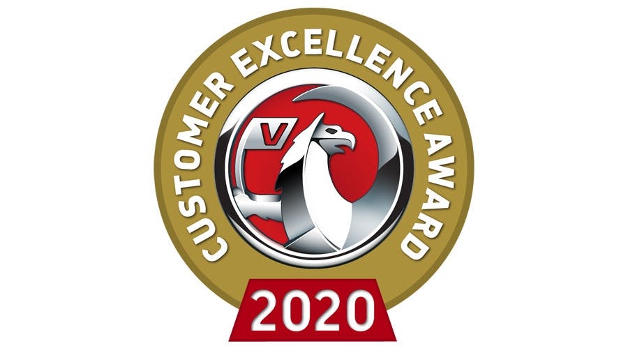SLM Vauxhall Hastings Win The Vauxhall Customer Excellence Award