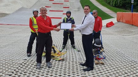 SLM Toyota Norwich honoured to help local dry ski slope benefit from Toyota Parasport Fund