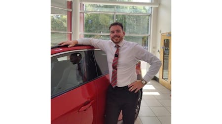 Sales Executive celebrates first year at SLM Toyota Hastings