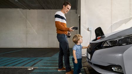£200 home charger discount available  with new and used electric vehicles from Nissan