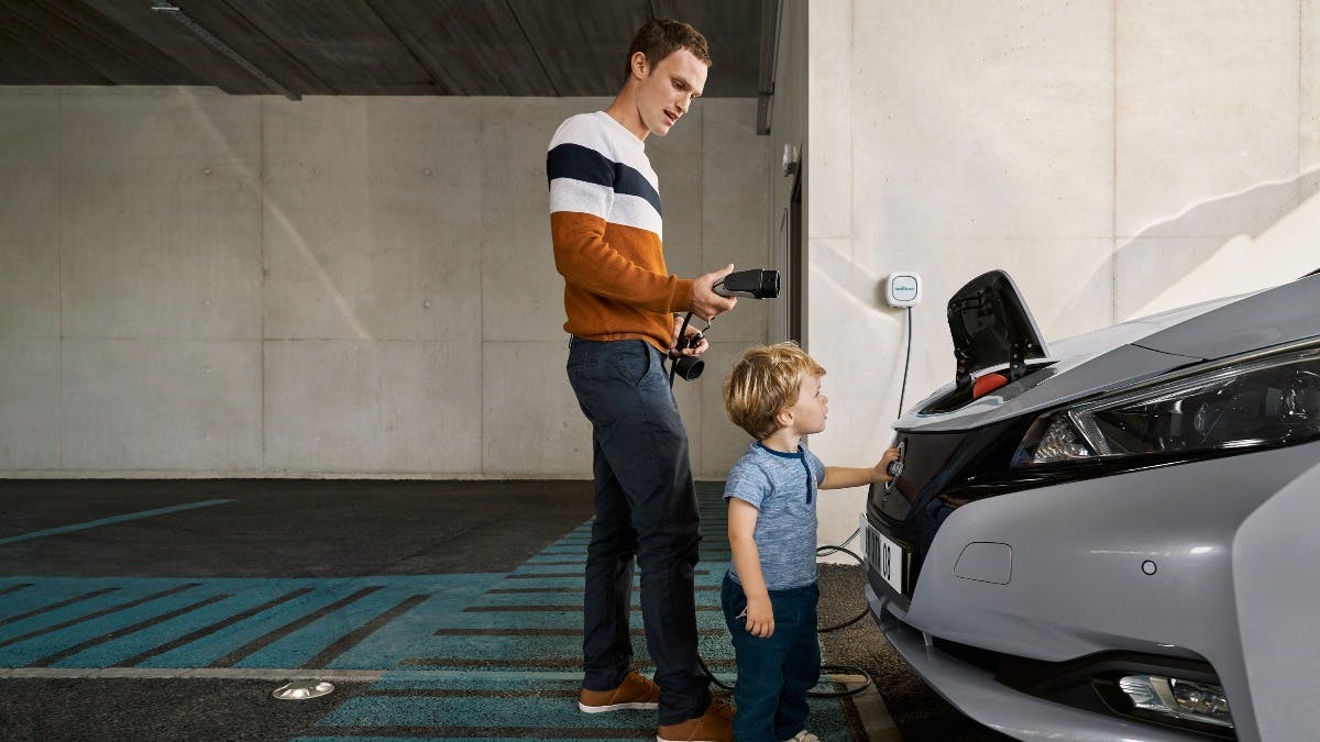 £200 home charger discount available  with new and used electric vehicles from Nissan