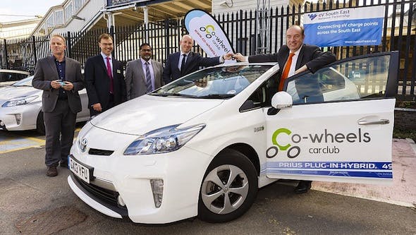 Toyota Prius Plug-in plugs in to Southern Rail network