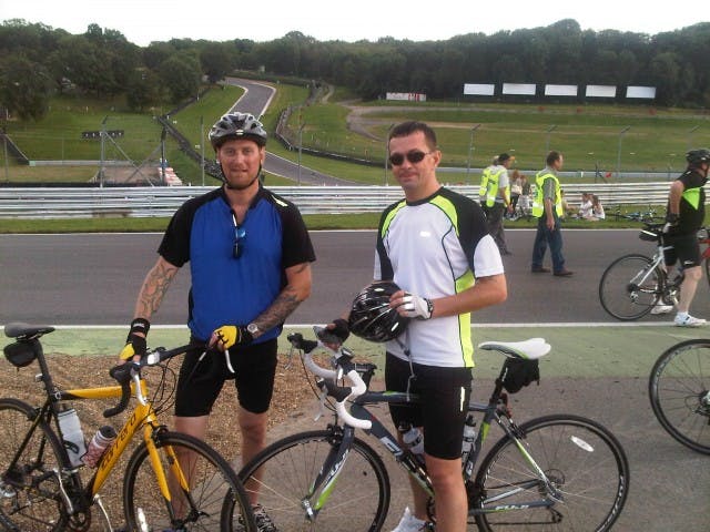 Toyota Uckfield attend cycle charity event at Brands Hatch