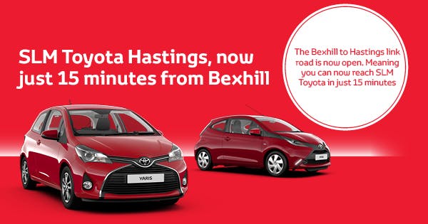 SLM Toyota Hastings Is Now Just 15 Minutes From Bexhill