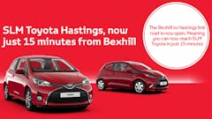 SLM Toyota Hastings Is Now Just 15 Minutes From Bexhill