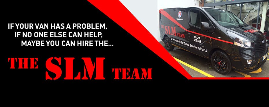 The SLM Team Vauxhall Courtesy Van Cover