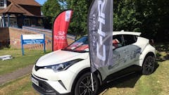SLM Toyota Display C-HR at League of Friends Garden Party