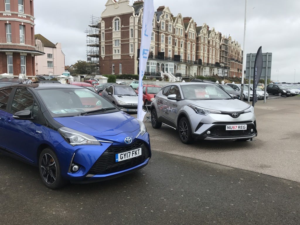 Public Enjoy SLM Toyota's Bexhill Seafront Display