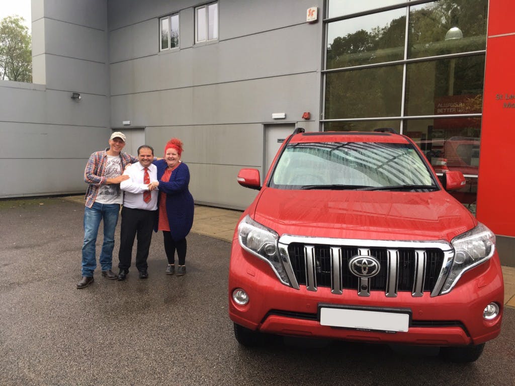 Dedicated Customer Collects Sixth Toyota from SLM