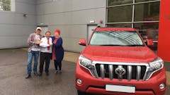 Dedicated Customer Collects Sixth Toyota from SLM