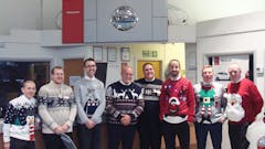 SLM Nissan Raise Money For Sara Lee Trust With Christmas Jumpers