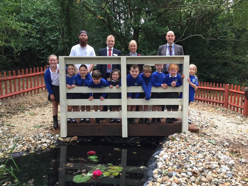 Rocks Park Primary School Opens New Outdoor Learning Pond Area