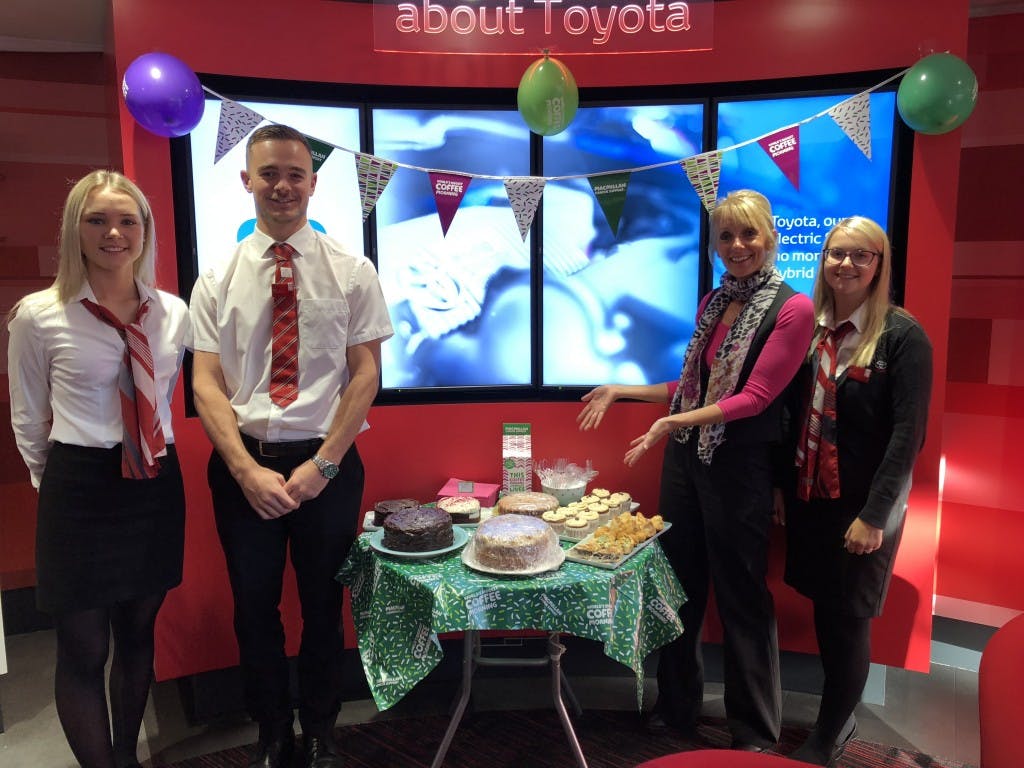 SLM Toyota Hastings Macmillan Coffee Morning