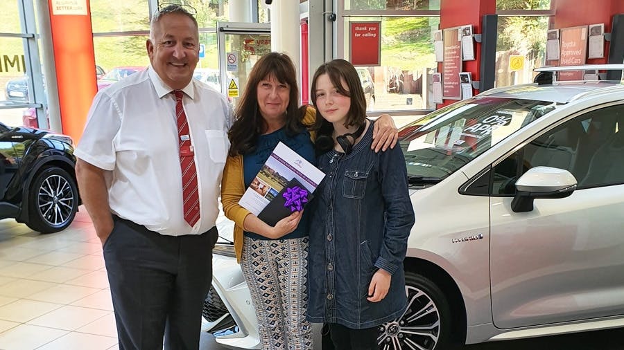 SLM Toyota Prize Draw Winners Collect Vouchers