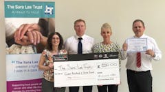 SLM Celebrate £20,000 Donation To The Sara Lee Trust