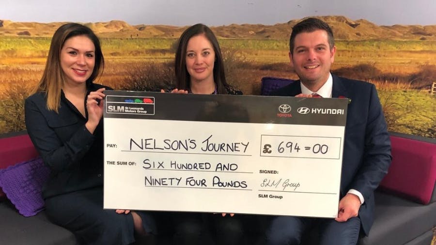SLM Toyota Celebrate Another Donation To Nelson's Journey