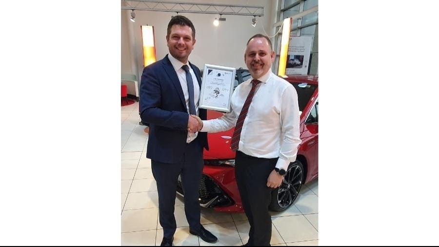 SLM Toyota Hastings Sales Manager successfully completes Toyota Management Programme