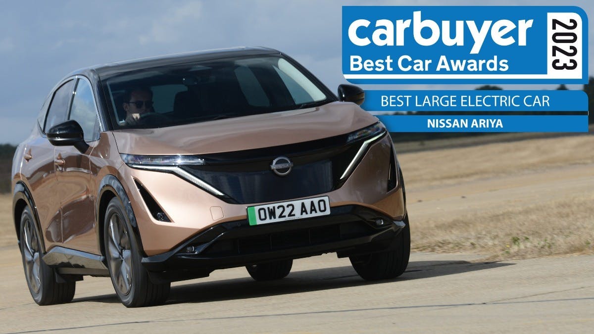 The new Nissan ARIYA continues to thrive and today has been awarded ‘Best Large Electric Car’ by Carbuyer in their Best Car Awards 2023.