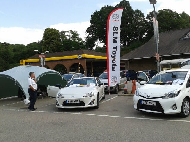 SLM Toyota go to Jempson's in Peamarsh with the GT86 & Yaris