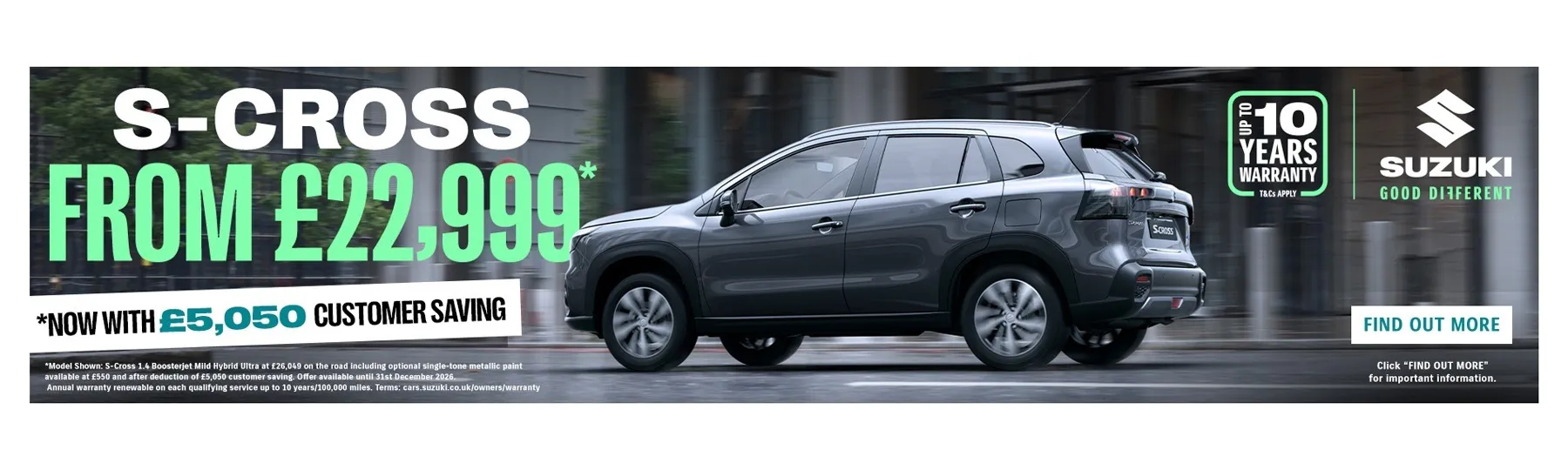 Suzuki S-Cross New Car Offer