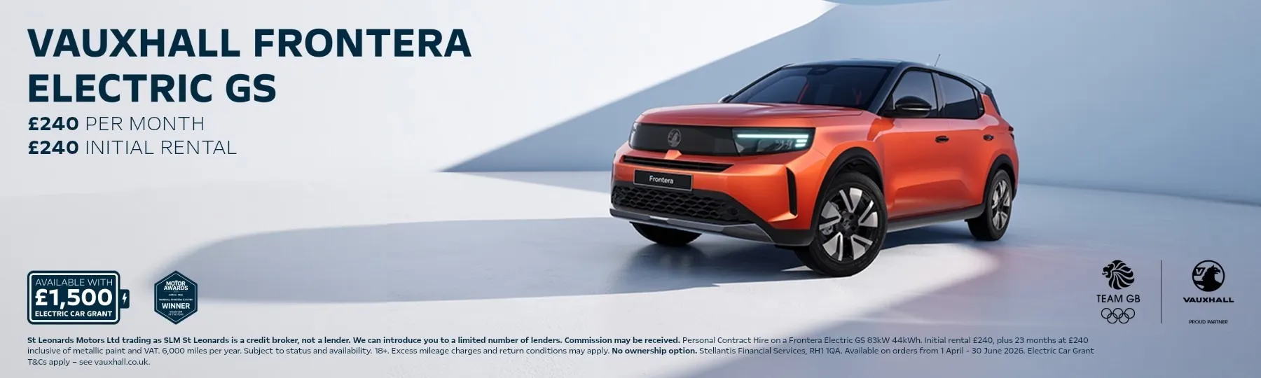 vauxhall Frontera Personal Contract Hire Offer