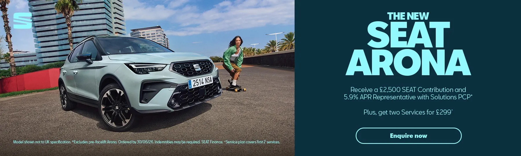 New SEAT Arona New Car Offer