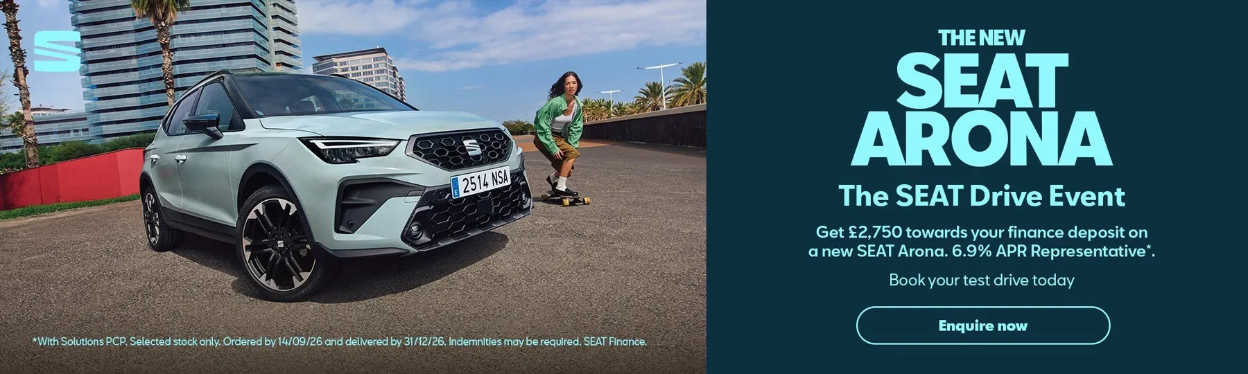 New SEAT Arona New Car Offer