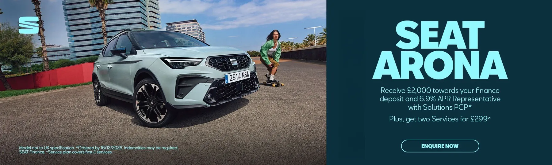 New SEAT Arona New Car Offer