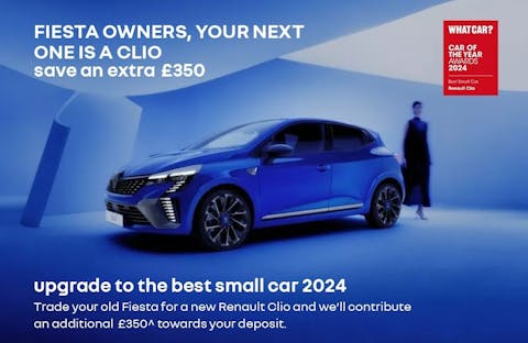 Do you own a Ford Fiesta? - Fancy changing your Fiesta and can't buy another one? Then maybe take a look at this bespoke Clio offer......