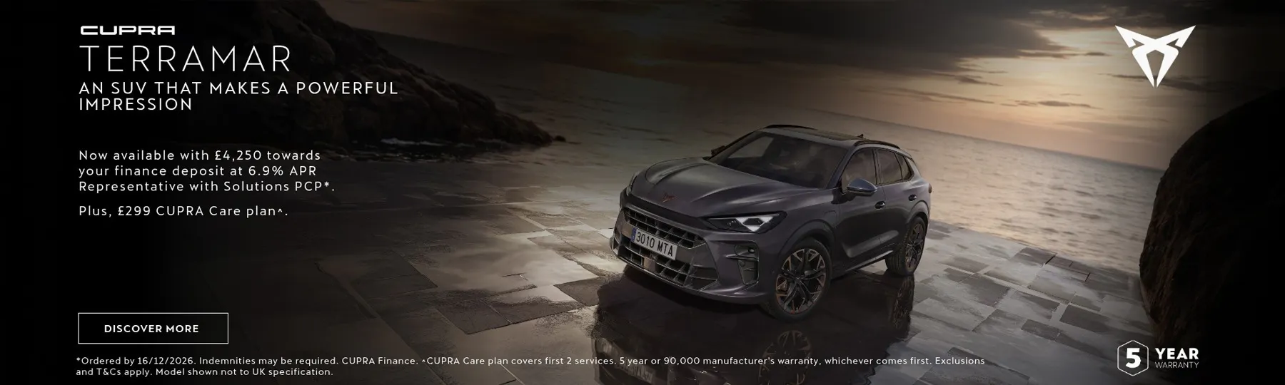 CUPRA Terramar New Car Offer