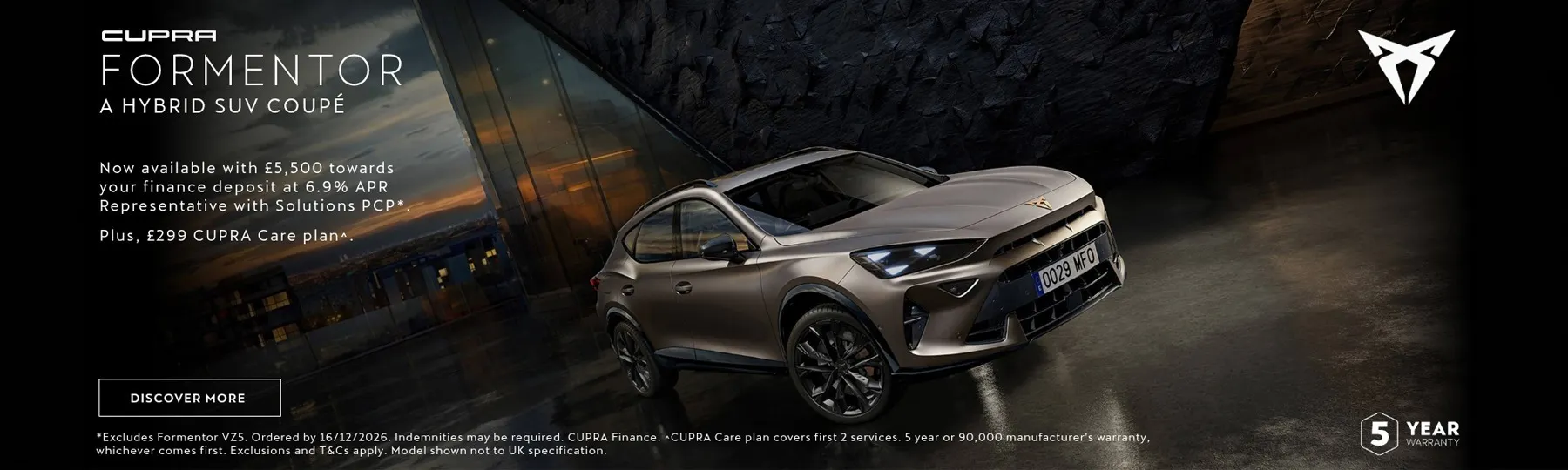 CUPRA Formentor New Car Offer