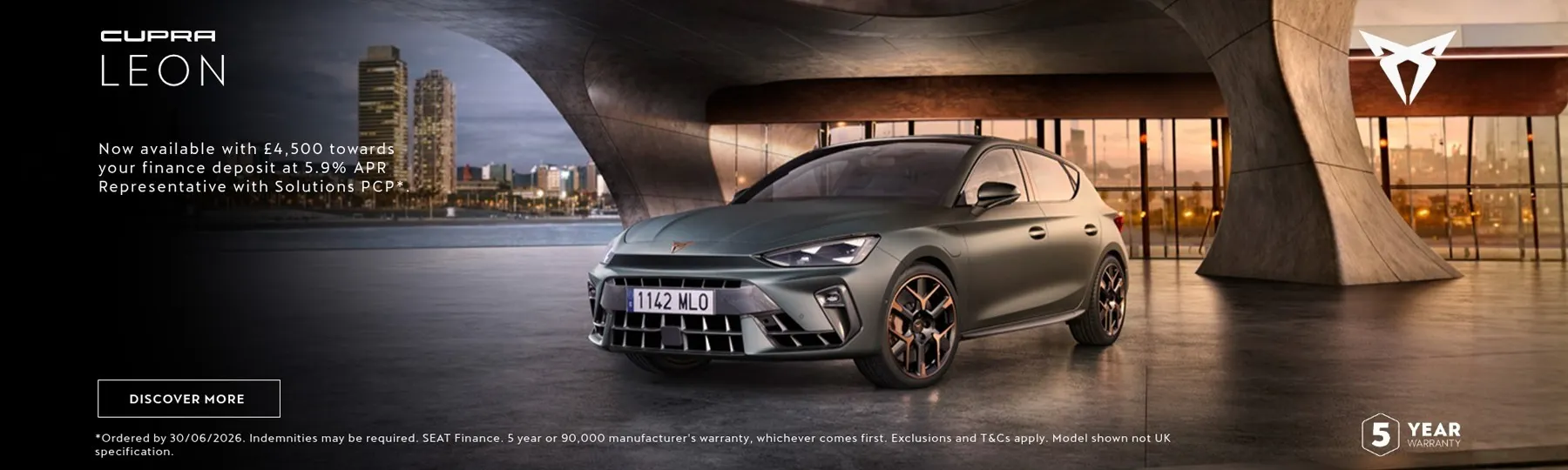 New CUPRA Leon New Car Offer