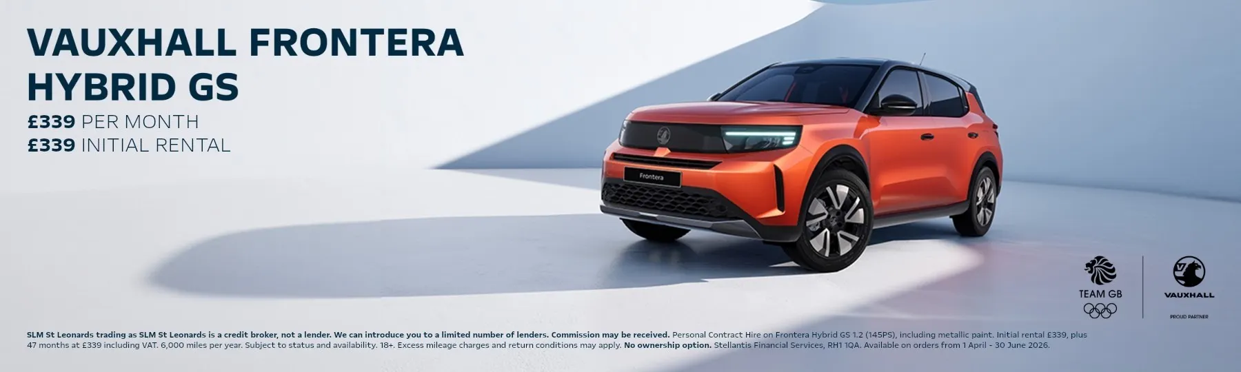 vauxhall Frontera Personal Contract Hire Offer