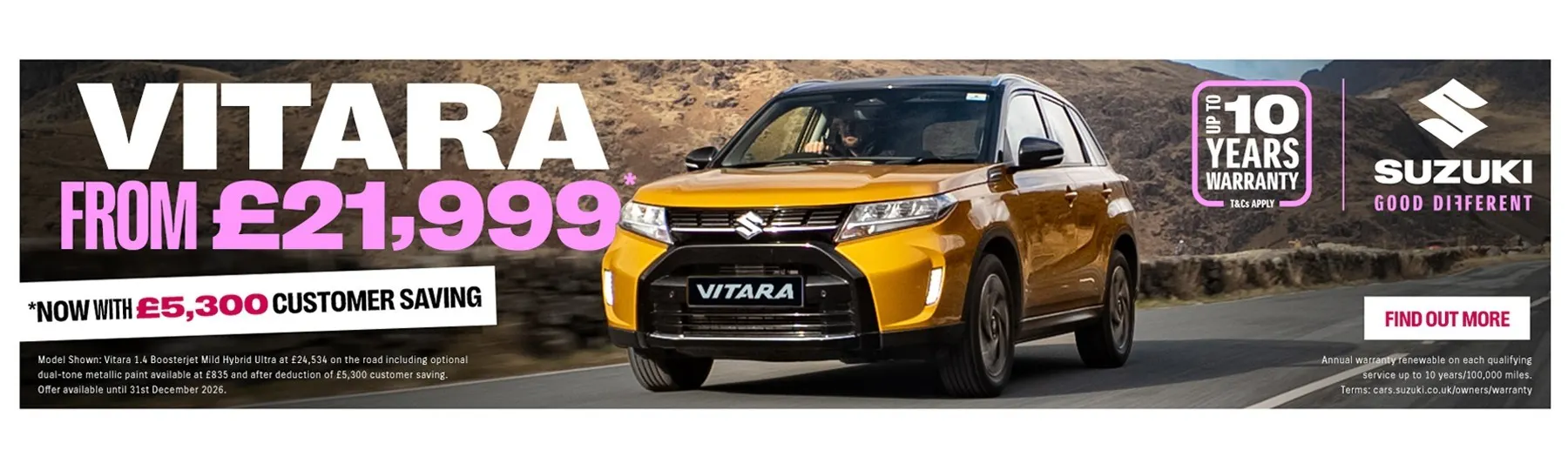 Suzuki Vitara New Car Offer