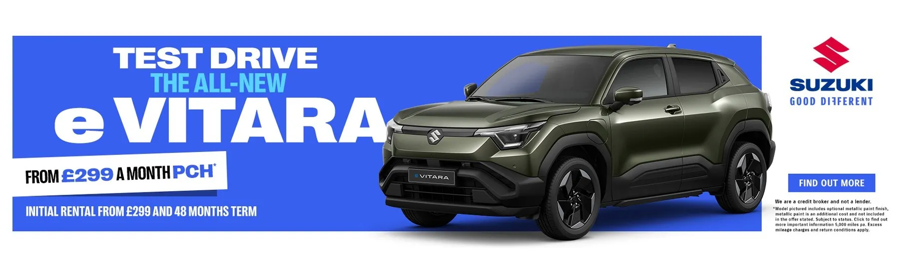 suzuki E Vitara Personal Contract Hire Offer