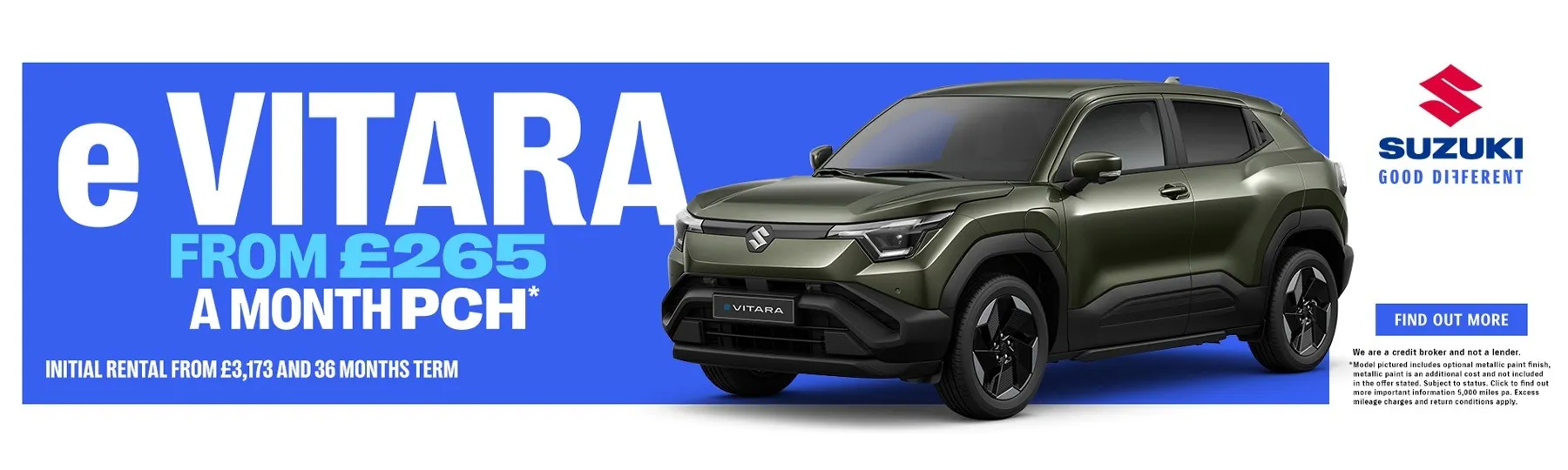 suzuki E Vitara Personal Contract Hire Offer