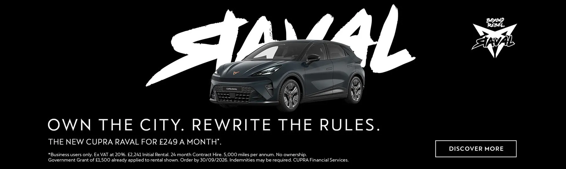 New CUPRA Raval Business Offer