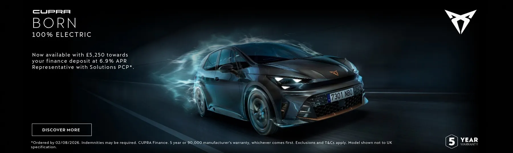 New CUPRA Born New Car Offer