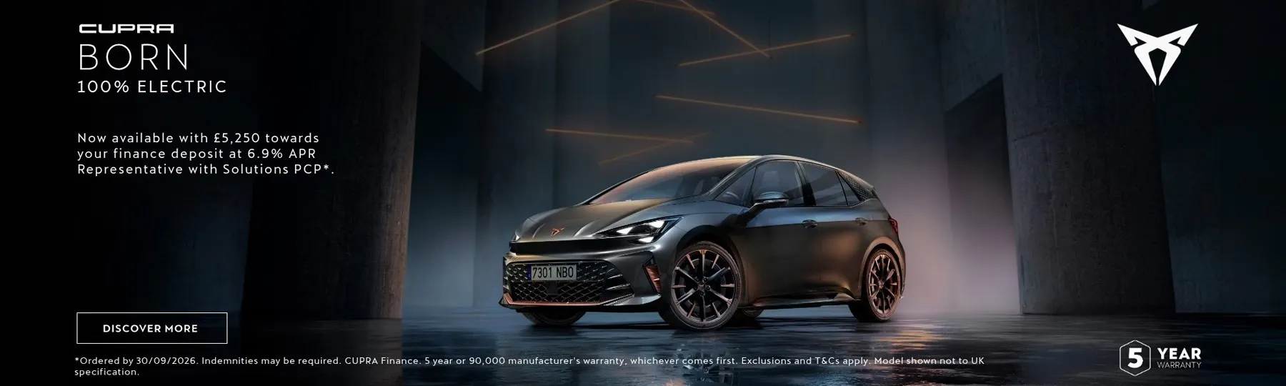 New CUPRA Born New Car Offer