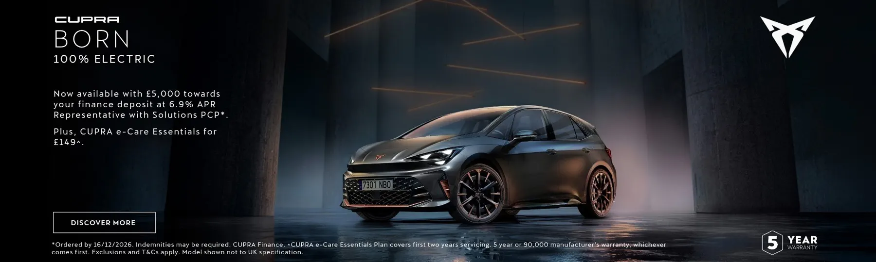 New CUPRA Born New Car Offer